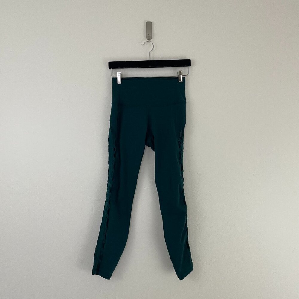 Lululemon High Times Pant Rhythm in Deep Green Size 6